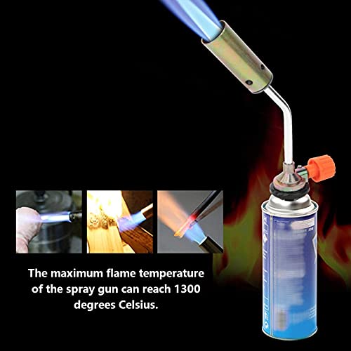 MOUMOUTEN Flammenpistole, 1300 ℃ Gasbrenner Flammenpistole Outdoor Grill Flammenwerfer Tragbare einstellbare Flamme für… – Bild 5