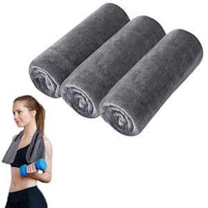 YTPAFK 3 Pack Gym Towel, Gym Towels For Women And Men, 70 X 30 cm Cooling Towel, Quick-Dry Sweat Towel For Fitness, Yoga, Travel And Camping, Soft Microfiber Sports Towels Set