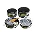 Lixada Kit de Casseroles Camping, Cuisine de Camping 2–3 Personnes Multifonctionnel Portable Ensemble de Cuisson pour Camping Randonnée Pique-Nique