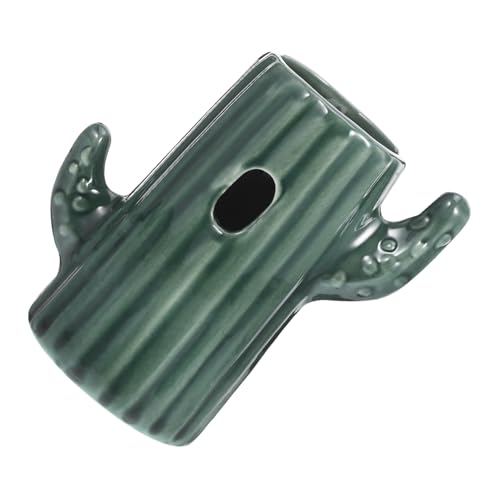 DEARMAMY ハムスターの水筒 と ペット ボトル 小さい 給水ホルダースタンド うさぎの水筒スタンド ハムスター水筒ホルダー ハムスター給水器スタンド Green セラ