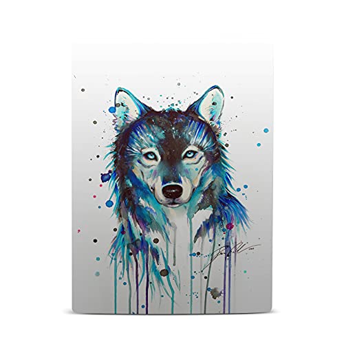 Skin PS5 Digital et manette autocollant vinyle Ice Wolf Pixie Cold par Head Case Designs - 2