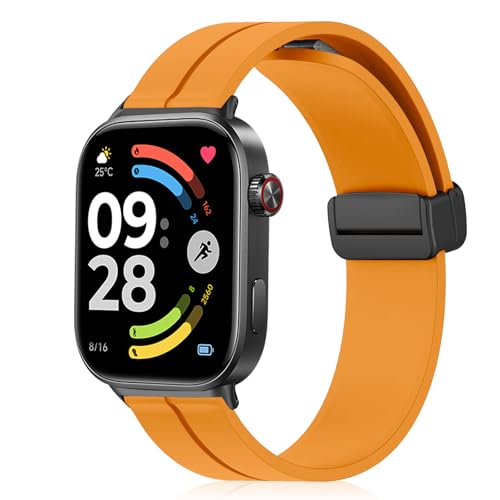 [RicYeel] ���C�t�� �V���R���o���h Xiaomi Redmi Watch 6 5 4/Xiaomi Smart Band 9 Pro/8 Pro �Ή� �����o���h �}�O�l�b�g�t�� �����ȒP �X�|�[�c�o���h �X�g���b�v �ւ��o���h �����x���g (�C