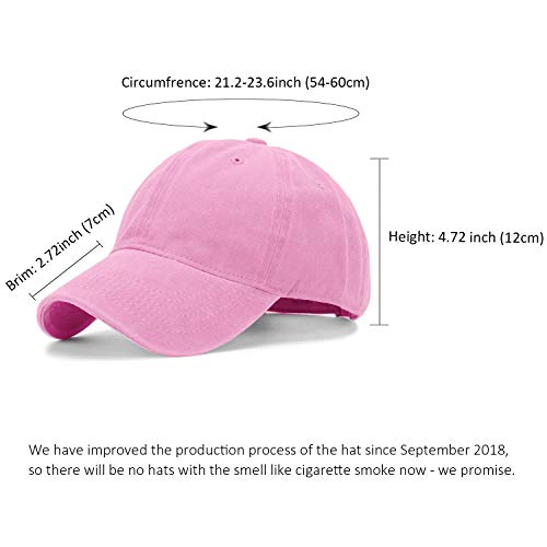 Image of HH HOFNEN Baseball Cap Washed Cotton Unstructured Vintage Hat for Men Women