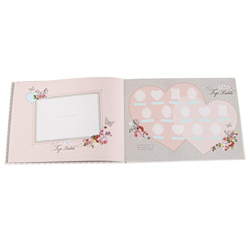Hallmark Love Birds Wedding Guest Book, Pink - Image 4