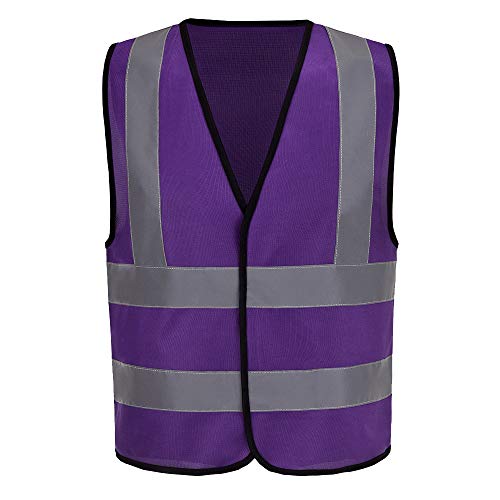 AYKRM Chaleco de seguridad Reflectante Alta visibilidad Ropa de trabajo chaleco Seguridad Chaleco de Trabajo