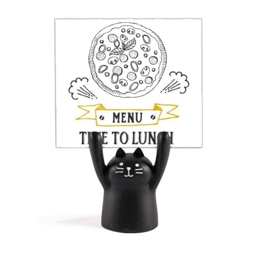 Support pour pizza motif chat noir pour vos soirées italiennes entre amis