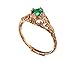 14k 18k solid gold Vintage Natural Emerald Engagement ring May birthstone promise ring for women gemstone ring All colors DINAR jewelry