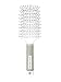 Charmvit Professional Detangling & Styling Paddle Hair Brush XR00224 - WHITE