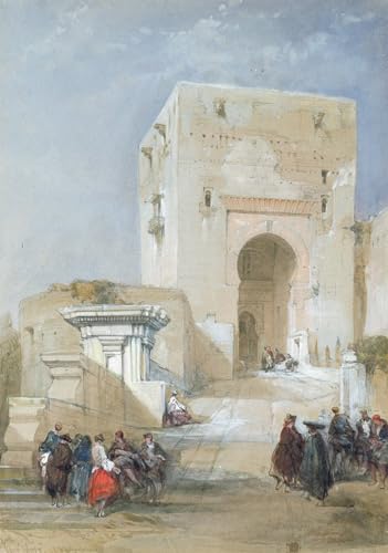 Imagen de lienzo de la Alhambra cuadro pintura mural decorativo 60x90cm