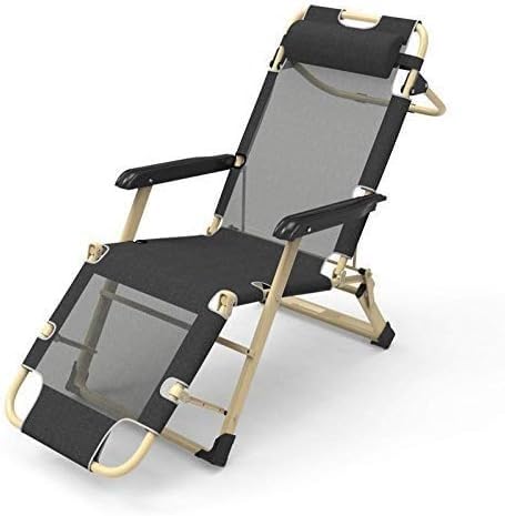Fauteuil pliant rembourré d'extérieur avec structure renforcée 180 kg