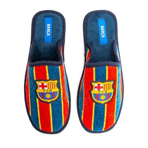 MARPEN SLIPPERS Barcelona FC Oficial – Zapatillas Estar por Casa Niño Invierno Antideslizantes | Zapatillas andar por Casa Cómodas | Zapatos Niña Invierno Ligeras – Talla 31