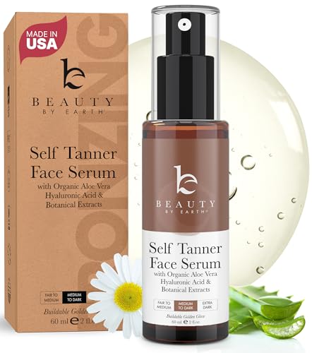 Face Tanner Serum - USA Made with Natural & Organic