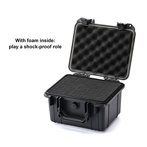 Mayouko Portable Tool Box With Shock- Proof Sponge, Water Proof Grade Ip67, Waterproof Hard Case With Foam Insert, Explosion Proof Box,Waterproof Hard Case,10.4"Lx 9.4"Wx 6.9"H #TOP2