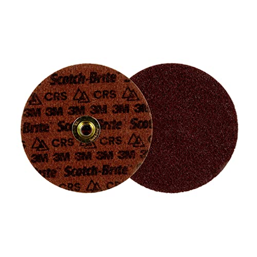 Scotch-Brite Precision Surface Conditioning Disc, TN Quick Change, Coarse, Ceramic, Nonwoven, 7 in x No Hole, 25/Case