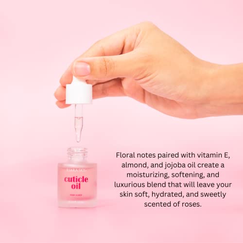 Kiara Sky Hydrating Nail And Cuticle Oil .7 Fl Oz (Rose) #TOP2