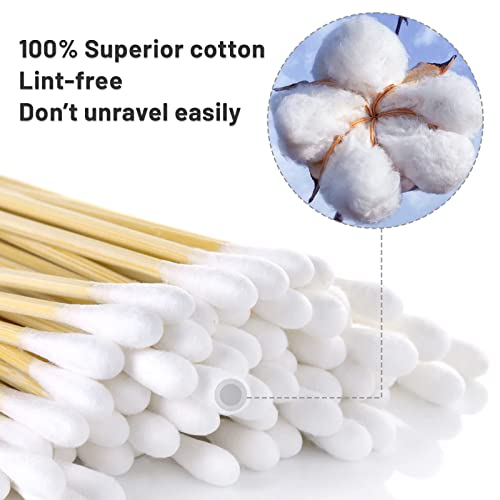 Cotton Swabs,800 Pcs Cotton Swabsnatural Cotton Buds,Cruelty-Free Cotton Swabs, Biodegradable,All Natural Cotton Swabs,Chlorine-Free Hypoallergenic Cotton Swabs #TOP1
