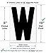 8” on 10 inch Marquee Sign Letters for Outdoor Signs, the 8