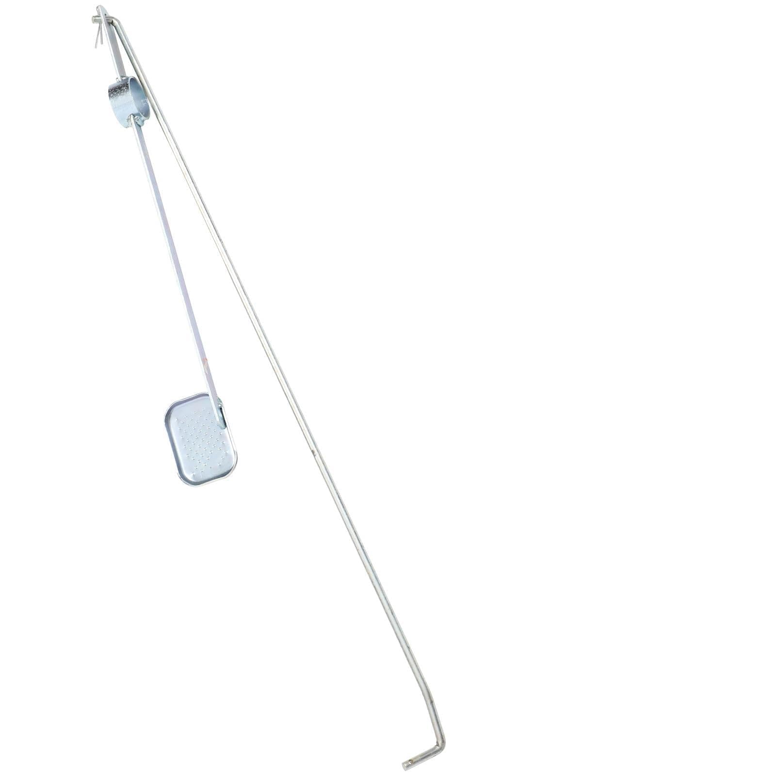 Pedal para cubo de basura de fácil instalación con acabado plata 8