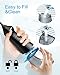 Cordless Water Flosser Teeth Cleaner, Nicefeel 300ML Cleanable Water Tank Water Jet Pik Rechargeable 3 Modes Oral Irrigator with tip case for Oral Care Dark Black