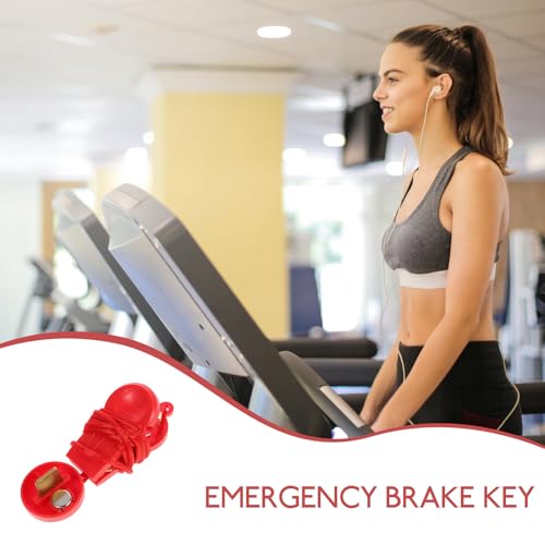 Llave de seguridad magnética universal y portátil con clip para cinta de correr Healeved 6