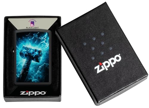 Zippo Encendedor Thor's Hammer Black Mate 46365 miniatura 4