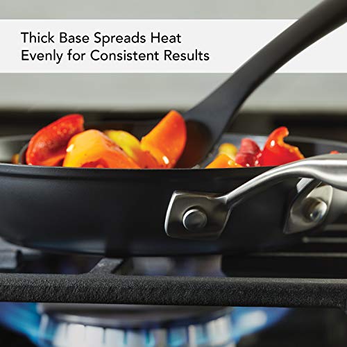 Image of KitchenAid Hard-Anodized Induction Nonstick Frying Pan, 8.25-Inch, Black