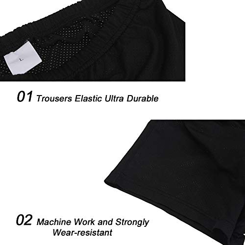 Roupa interior de ciclismo, Andoer Calções de ciclismo masculinos para bicicleta de montanha Calções