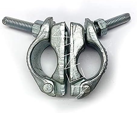 Scaffolding Drop Forged Swivel (Rotating) Pipe Clamp/Coupler (10 Pcs)