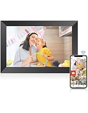 FRAMEO Digital Photo Frame 10.1 Inch, IPS Touch Screen Smart WiFi Digital Picture Frame with 32GB Storage, Wall Mountable, Auto-Rotate, Share Photos and Videos via App from Anywhere