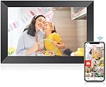 10.1 inch Digital Photo Frame WiFi, Digital Picture Frame with 32GB Storage, Smart Electronic Photo Frames with Email, 1280x800 IPS Touch Screen, Share Photos and Videos from Anywhere