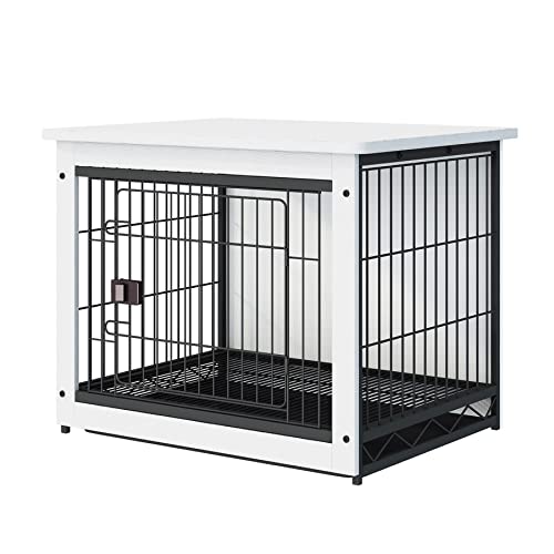 The Best Wooden Dog Crate Cover 6 SPRICHIC Pet Cage with Crate Cover - Dog Crate Furniture, ...