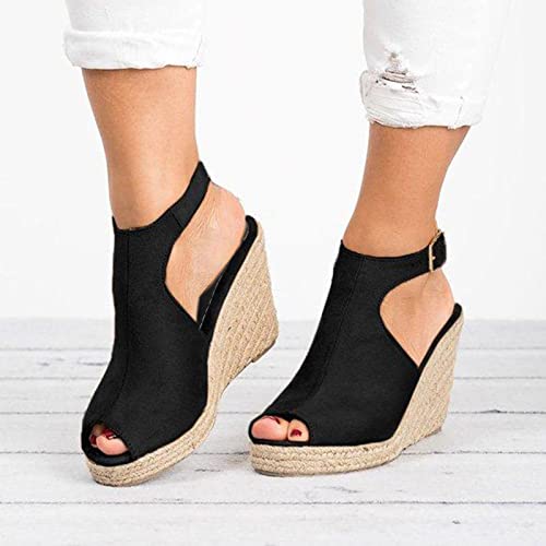 Sandalias de mujer con cuña para caminar sin cansancio todo el día 4