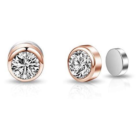 Philip Jones Rose Gold Magnetic Clip On Earrings Cover