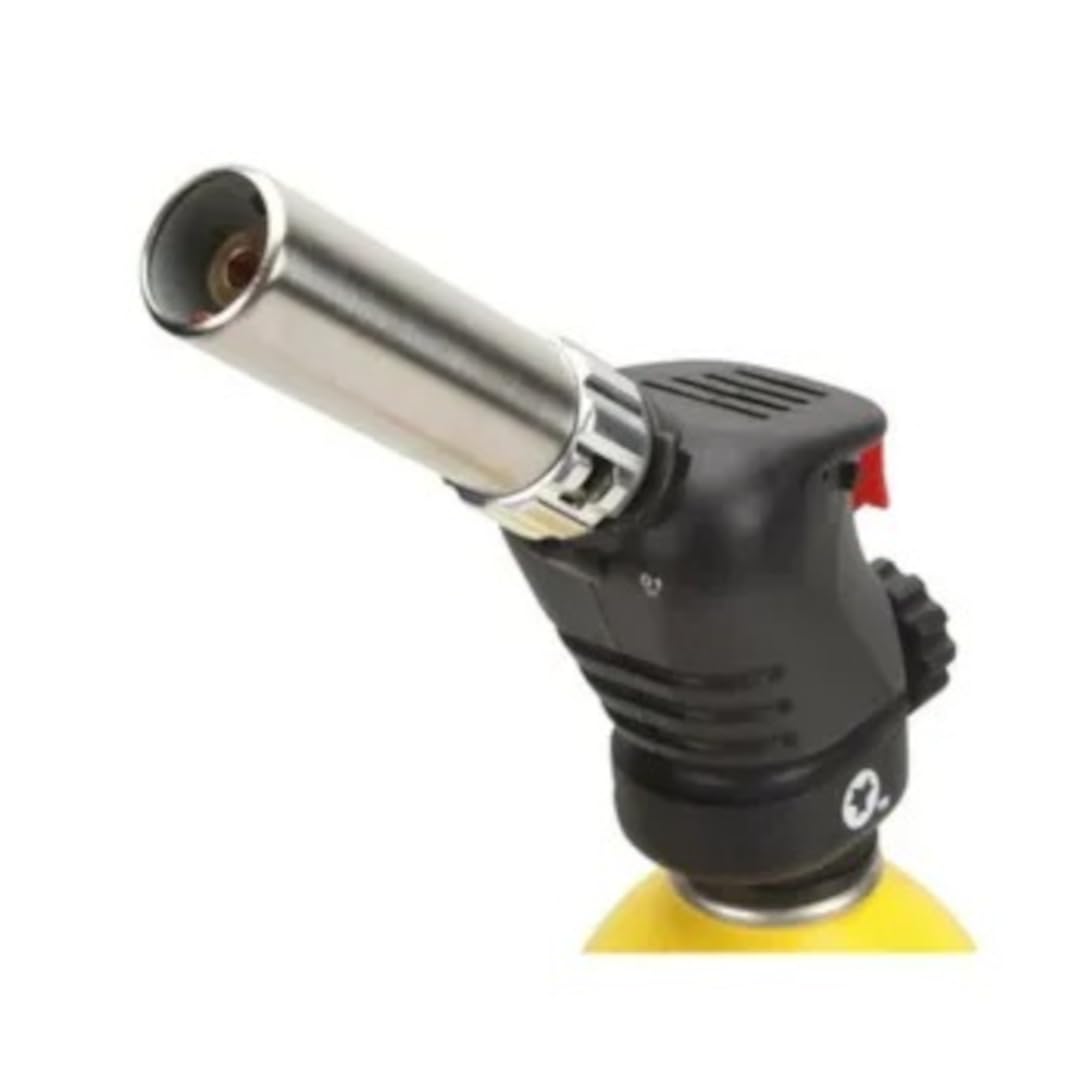 Oxyturbo Cannello Saldobrasatura con Bombola "Easylaser Kit 574150" | Microtorcia a Gas Professionale per Brasatura Dolce e Forte, Accensione Piezo, 1800-1850 °C, per Idraulici e Frigoristi