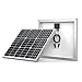 ACOPOWER All Black 50 Watt 50W Mono Solar Panel for 12 Volt Battery Charging, Off Grid