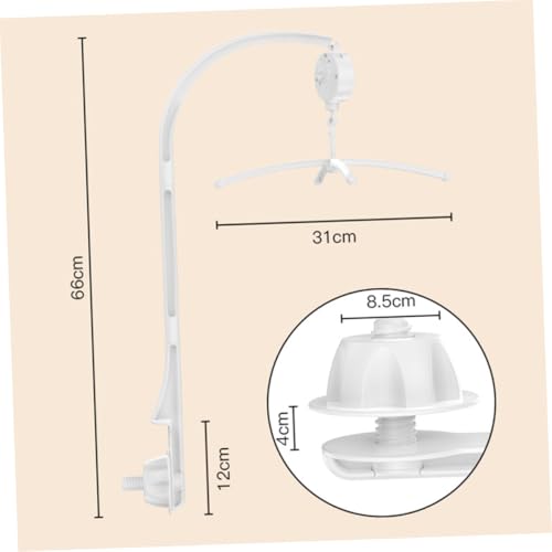 Support mobile berceau musical avec bras pour jouets suspendus de bébé