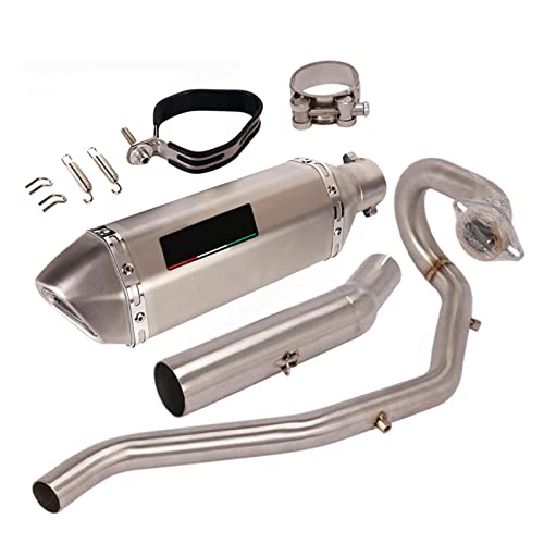 Escape para Yamaha XG250 Tricker con silenciador de 51mm y tubo de enlace medio de acero 2
