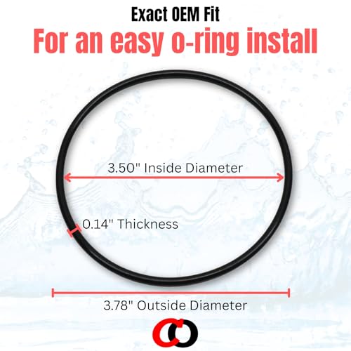 Captain O-Ring - Replacement 63597174C / 63597174P / AO-WH-STD-OR-2 / WP252235 Orings for 3M Aqua-Pure, AO Smith, Watts Filter Housings (3 Pack)