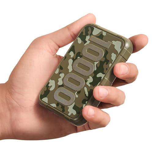 Ambrane 10000mAh Power Bank,Rugged & Slim,22.5W Fast Charging,Compact & Travel-Friendly,USB Type-C Input Output,PD & QC,Compatible with iPhone,Samsung,Oneplus & All Android (Force 10K,Dark Green) view 1