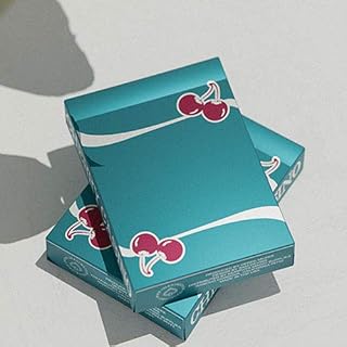 SOLOMAGIA Cherry Casino (Tropicana Teal) Playing Cards by Pure Imagination Projects