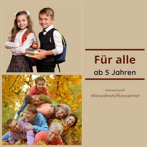 Fermentura® Mikronährstoffkonzentrat 500 ml – 128 Zutaten inkl. fermentiertes Obst und Gemüse | Für die tägliche Nährstoffversorgung der ganzen Familie | Vegan | 1-Monats-Vorrat