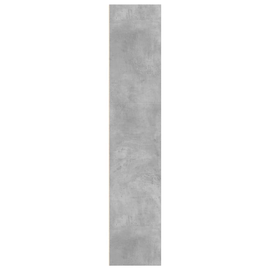 vidaXL Libreria Grigio Cemento 60x30x152 cm in Legno Multistrato, scaffale per Libri, scaffale, scaffale Contenitore, armadietto portaoggetti