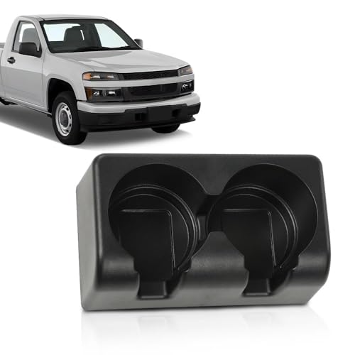 Portavasos para consola Chevy Colorado 2004-2012 negro miniatura 5