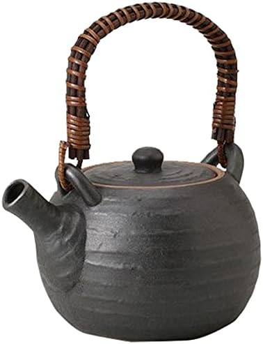 絶品 小代焼中平窯 藁灰釉後手急須 面取 追加サービスで高級湯呑み