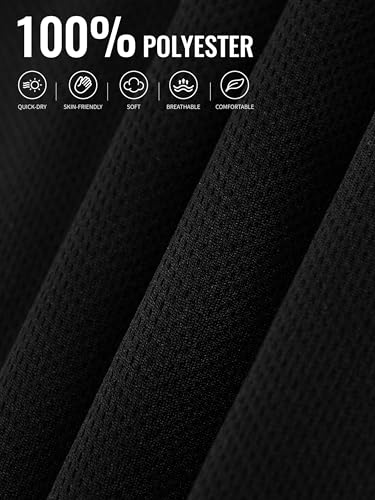 6 Pack Toddler Boys Athletic Shorts Boys Basketball Mesh Active Sports Gym Soccer Quick Dry Shorts for Summer3