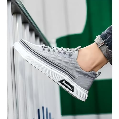 Mens Slip On Walking Shoes Non Slip Running Shoes Workout Shoes Breathable Fashion Sneakers4