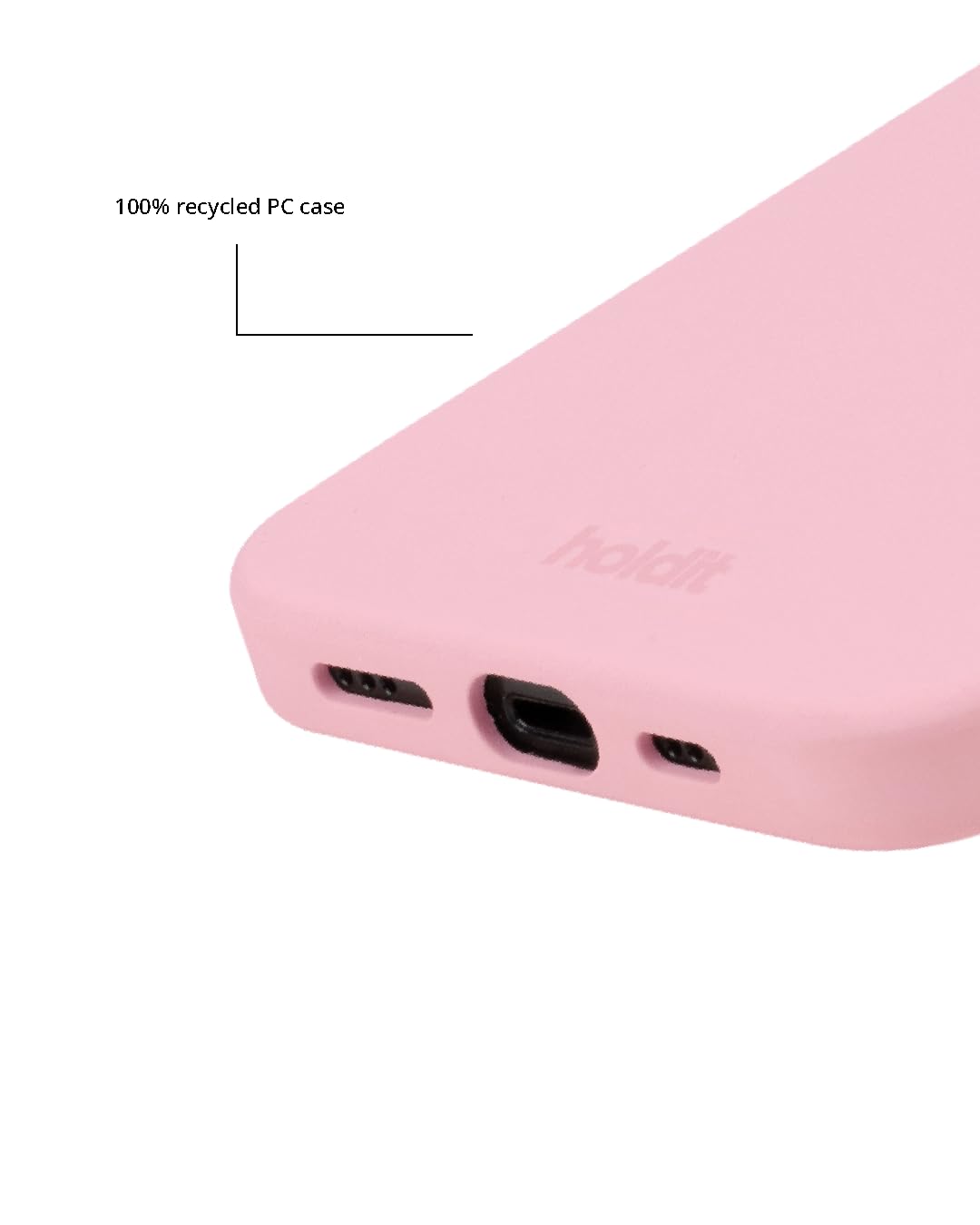 Amazon.co.jp: Holdit スマホケース (iPhone 15 / パステルピンク