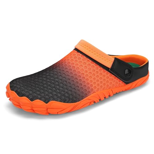 Image of Mishansha Mens Clogs Women Barefoot Shoes Lightweight Breathable Sneakers Slip on Sandals Garden Mesh Water Shoes