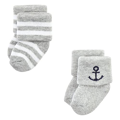 Image of Hudson Baby Baby 8-pack Cotton Rich Newborn and Terry Socks