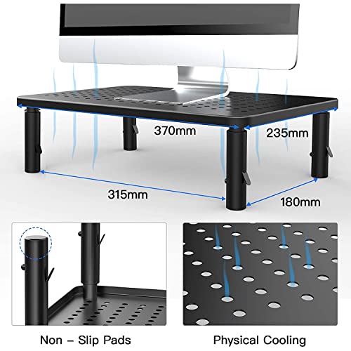 Soporte para Computadora Portátil con Cojín HUANUO - Ajustable de Forma Flexible con 8 Ángulos, Soporta Computadora Portátil, Macbook, Tableta de hasta 15,6 y Mesa de bandeja Portátil